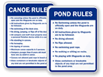 Listed Water Rules