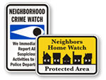 Neighborhood Watch Signs