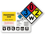 NFPA 704 Diamond Signs