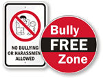 No Bullies Signs