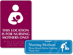 Nursing Mothers Signs