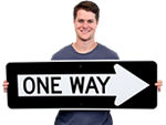 One Way Signs