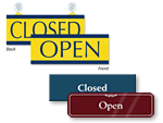 Open and Closed Signs