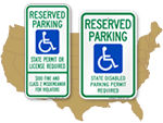 Laws by U.S. State Parking Signs