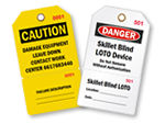 Custom Perforated Plastic Tags