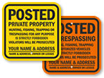 Custom Posted Signs