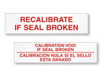 Rectangular Tamper Evident Seals & Labels 