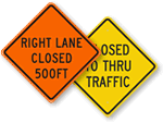 Road Closed Signs