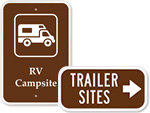 RV & Trailer Parking Signs