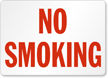 Tall & Skinny No Smoking Labels 