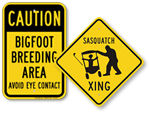 Sasquatch Signs