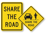 Share the Road Signs