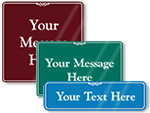 Custom Show Case Signs
