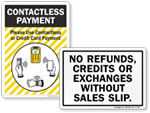 Store Policy Signs