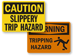 Slip and Trip Warning Signs