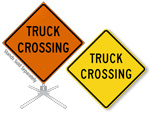 Truck Crossing Signs