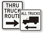 Truck Route Signs