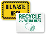 Waste Oil Signs