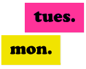 Day of the Week Labels