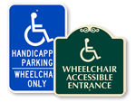 Wheelchair Access Signs