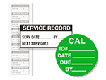With Countless Sizes, Write On Vinyl Calibration Labels Help Display Vital Calibration Information on Sensitive Calibrated Equipments.
