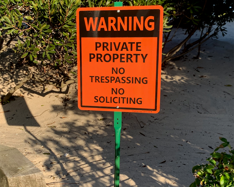 No Soliciting Signs for Yard No Soliciting Yard Signs