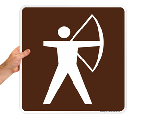 Archery Trail Sign