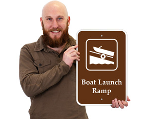 Boat Launch Sign