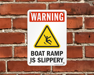 Boat Ramp Sign