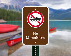 No Boat Signs