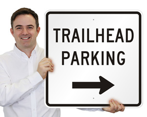 Trailhead Parking Sign