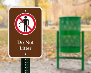 Camp Prohibition Sign