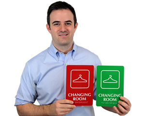 Changing Room Sign
