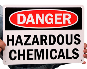 Danger Hazardous Chemical Sign