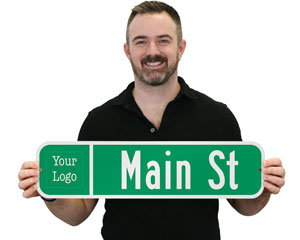 Main Street 6 Inch Sign