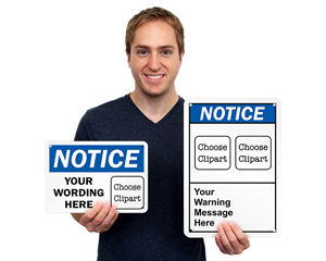 Custom Add Photo Notice Sign