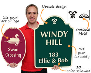 Custom decorative signs