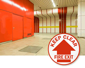 Emergency Floor Signs