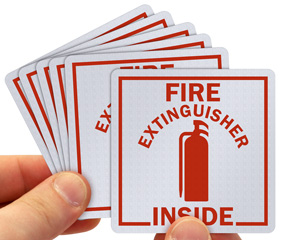 Fire Extinguisher Labels