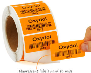 Consecutive barcode labels