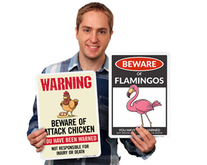Funny Beware Signs