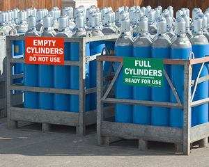 Cylinder Storage Signs