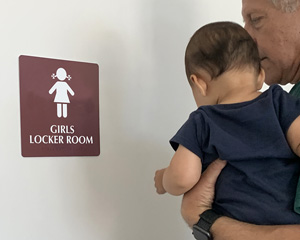Girls Locker Room ADA Sign