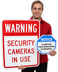 surveillance warning signs