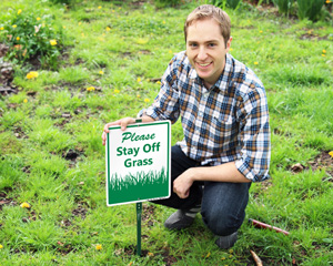 Keep Off Grass LawnBoss® Signs