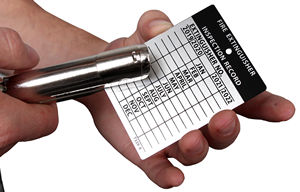 Monthly Fire Extinguisher Inspection Tags