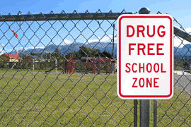 Drug-Free Area Signs