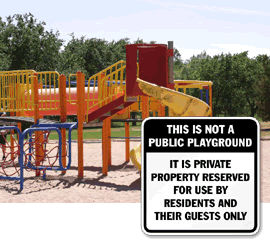 Playground Signs 