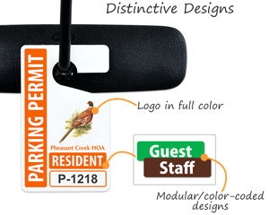 Parking Permit Tag
