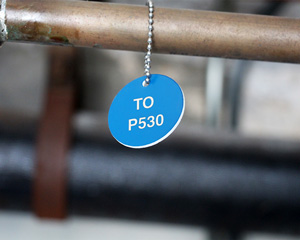 Plastic Valve Tags